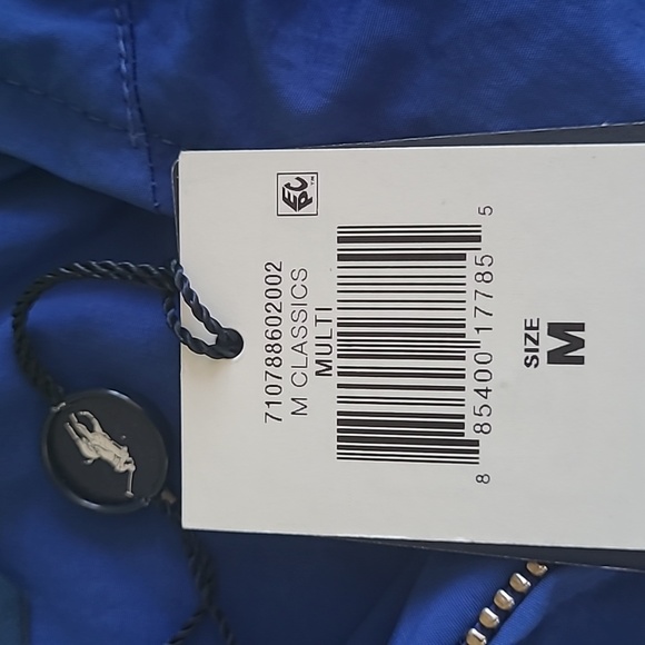 Polo Sport Ralph Lauren Rugby Royal Logo Hooded Windbreaker Jacket - Size M NWT - Picture 5 of 5